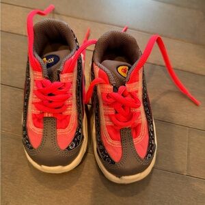 Nike Kids Pink and Gray Sneakers